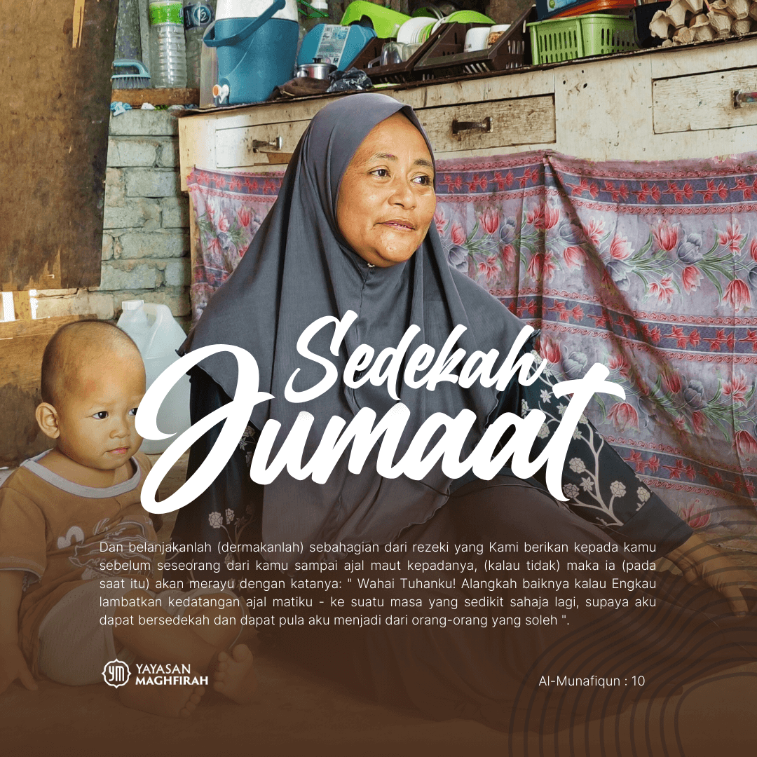 SEDEKAH JUMAAT (03) Sedekah Jumaat ialah platform yang memudahkan anda bersedekah setiap hari Jumaat secara automatik dengan potongan bulanan terus daripada akaun bank anda.